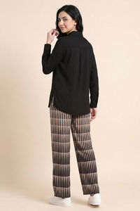 Zivame Woven Lifewear Set - Wood Ash — thumbnail 4